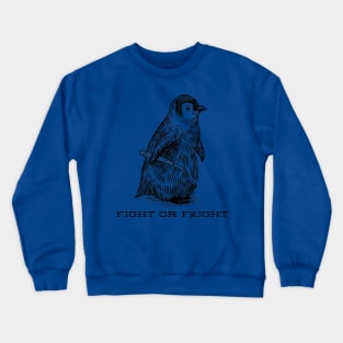 Penguin fight or flight Crewneck Sweatshirt